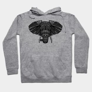 African Elephant Mandala Hoodie